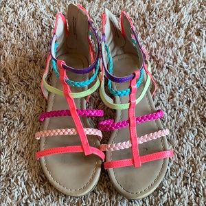 Colorful sandals